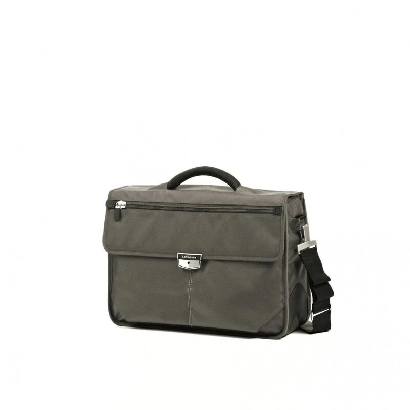 Бизнес компютърна чанта с две прегради  Avior за 16 инча лаптоп, сив цвят